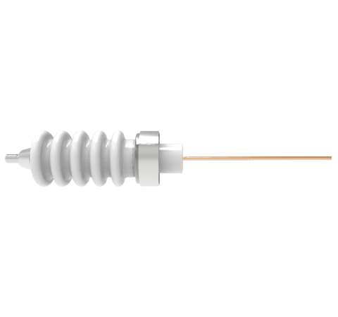 Hermetic feedthrough with ceramic insulator, Solid Sealing Technology